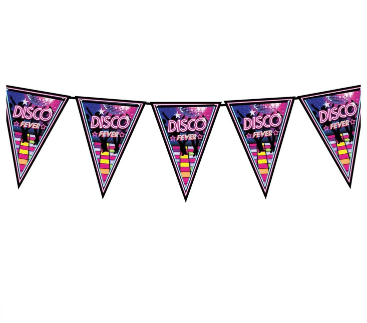 Disco 70S Slinger Wimpel 3m van Fiestas Guirca koop je bij Partywinkel