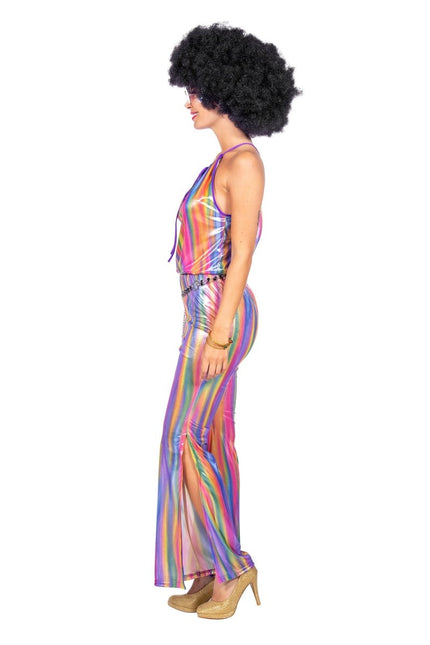 Disco 70S Jumpsuit Dames van Wilbers & Wilbers koop je bij Partywinkel