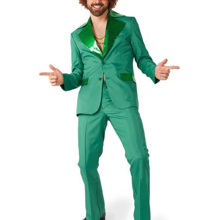 Disco Kostuum Heren Groen 2-delig van OppoSuits koop je bij Partywinkel