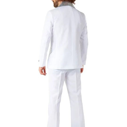 Disco Kostuum Heren Wit 2-delig van OppoSuits koop je bij Partywinkel
