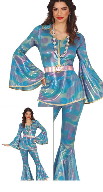 Disco Pak Blauw Paars Dames van Fiestas Guirca koop je bij Partywinkel