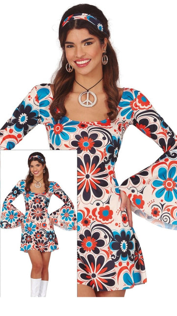 Disco Pak Blauw Wit Creme Dames van Fiestas Guirca koop je bij Partywinkel