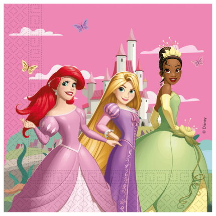 Disney Prinsessen Servetten 33cm 20st van Procos koop je bij Partywinkel