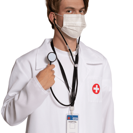 Dokter Kostuum Wit 4 delig van PartyXclusive koop je bij Partywinkel