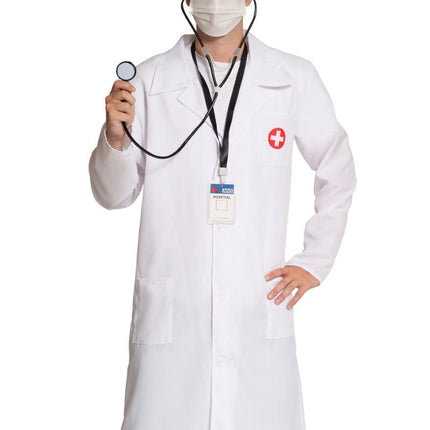 Dokter Kostuum Wit 4 delig van PartyXclusive koop je bij Partywinkel