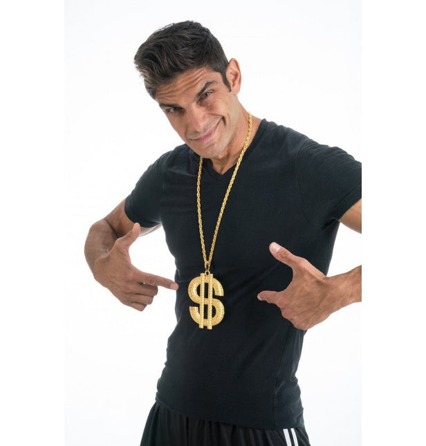 Dollar Ketting 1m 11x10cm van CHAKS koop je bij Partywinkel