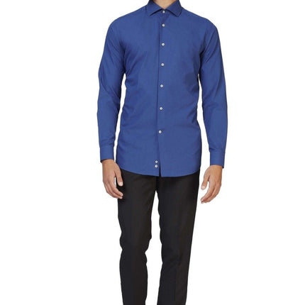 Donkerblauw Overhemd Heren OppoSuits van OppoSuits koop je bij Partywinkel