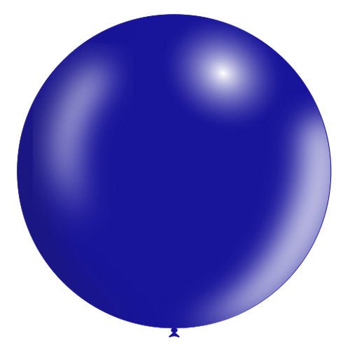 Donkerblauwe Reuze Ballon XL Metallic 91cm van Balloonia koop je bij Partywinkel