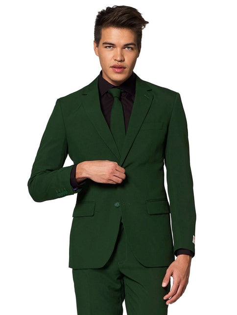 Donkergroen Pak Heren OppoSuits van OppoSuits koop je bij Partywinkel