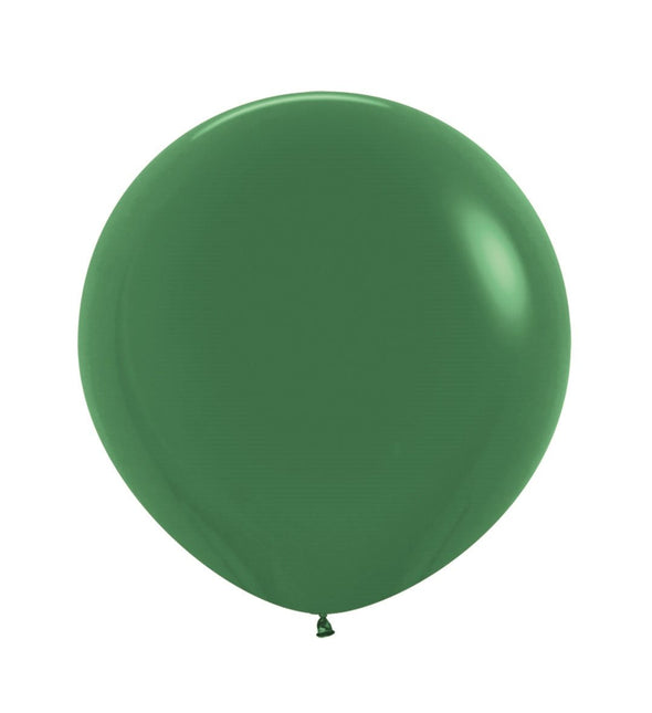 Donkergroene Ballonnen 61cm 3st van Sempertex koop je bij Partywinkel
