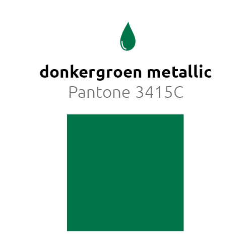 Donkergroene Ballonnen Metallic 25cm 10st van Balloonia koop je bij Partywinkel