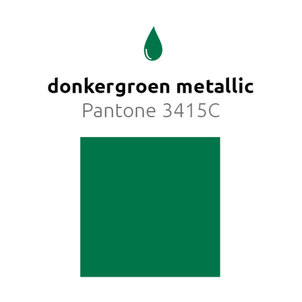 Donkergroene Reuze Ballon XL Metallic 91cm van Balloonia koop je bij Partywinkel