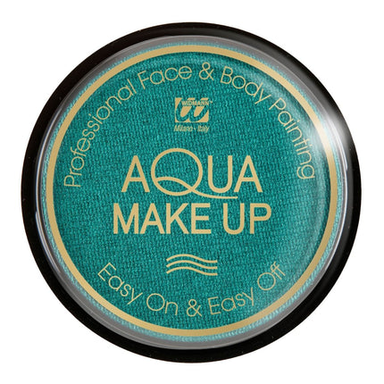 Donkergroene Schmink Metallic 15gr van Widmann koop je bij Partywinkel