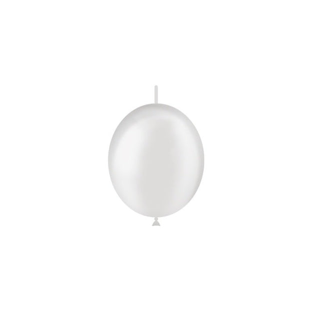 Doorzichtige Knoopballonnen 15cm 100st van Balloonia koop je bij Partywinkel