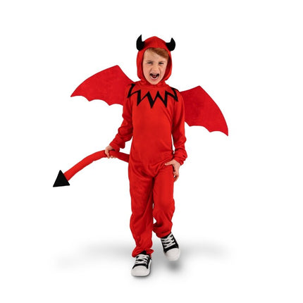 Halloween Kostuum Rood Kind Duivel 2 delig van Partydeco koop je bij Partywinkel