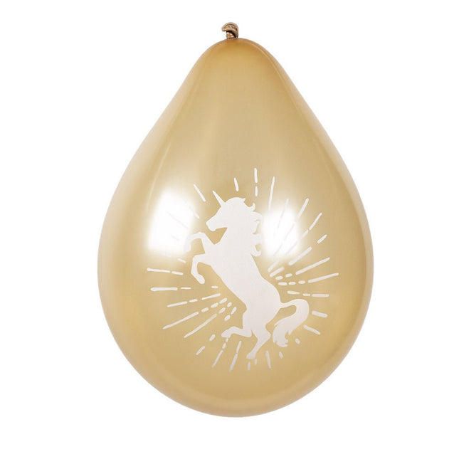 Eenhoorn Ballonnen 25cm 6st van Boland koop je bij Partywinkel
