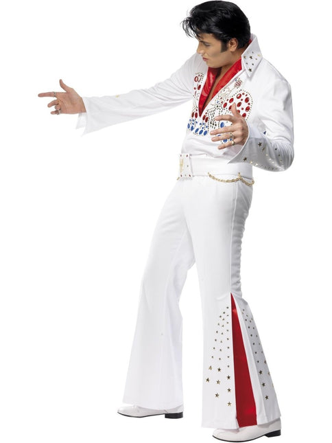 Elvis American Eagle Costume, White Heren van Smiffys koop je bij Partywinkel
