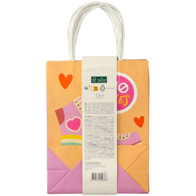 Emoij Uitdeeltasjes 27cm 6st van Folat koop je bij Partywinkel