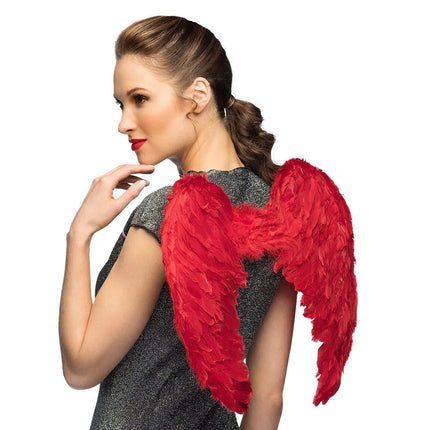 Engelenvleugels Elysia rood (60 x 40 cm) van Boland koop je bij Partywinkel