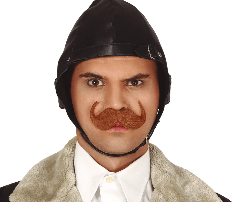 Engelse Snor Bruin van Fiestas Guirca koop je bij Partywinkel