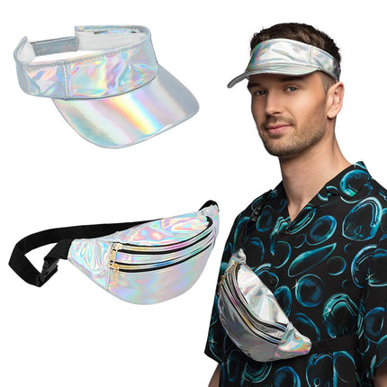 Festival Accessoireset Zilver 2 delig van Boland koop je bij Partywinkel