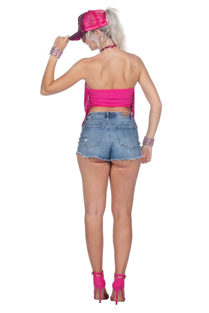 Festival Top Roze Dames Franjes van Wilbers & Wilbers koop je bij Partywinkel