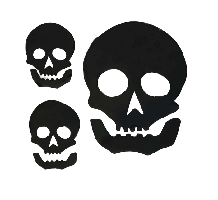 Halloween Raamdecoratie Schedel 25cm