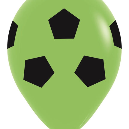 Ballonnen Soccerball Mix 30cm 25st