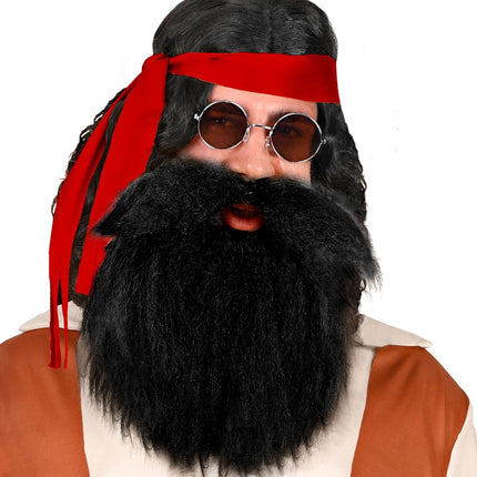 Holbewoner Nep Baard Zwart