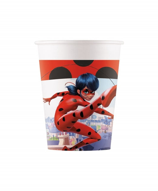 Miraculous Ladybug Bekers 200ml 8st