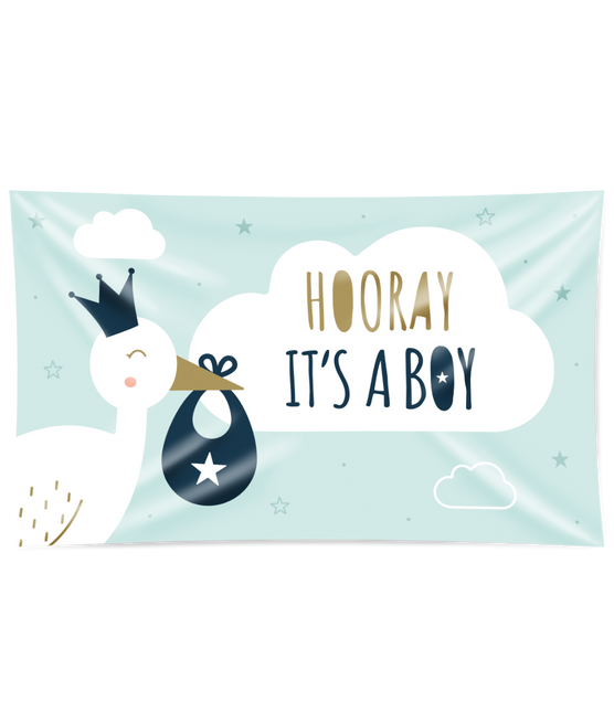 Gevelvlag New Born Baby Boy 1,5m