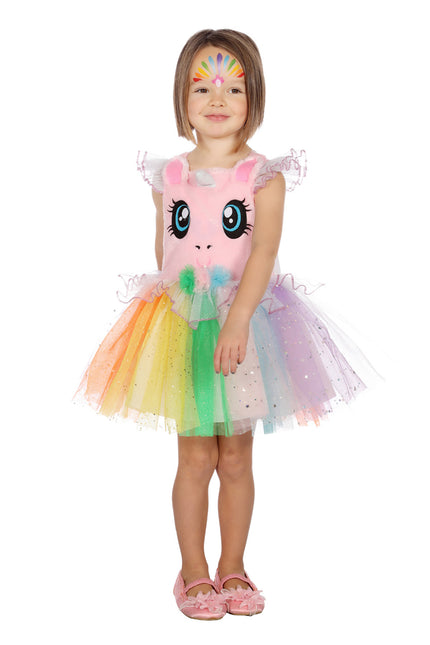 Unicorn Jurk Meisje Glitters
