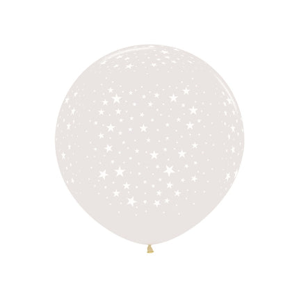 Ballonnen Stars Clear 61cm 3st