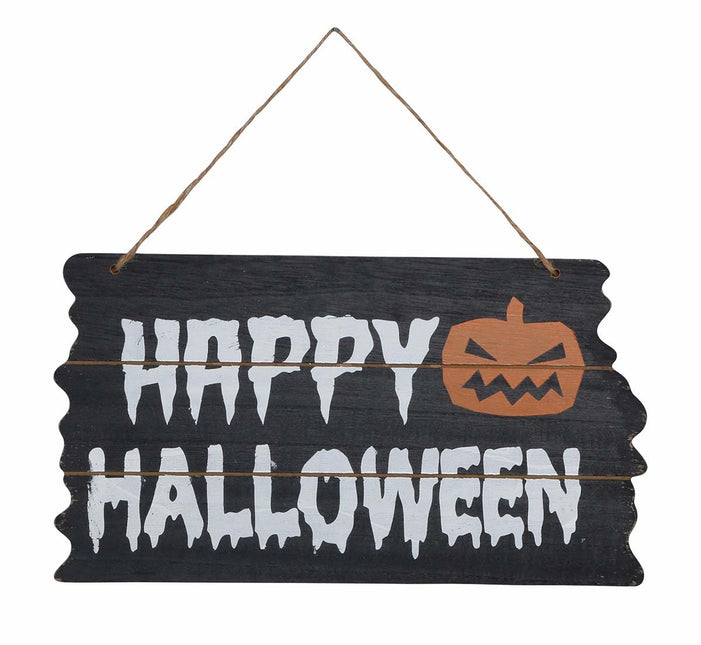 Halloween Deurbord Happy Halloween 34cm
