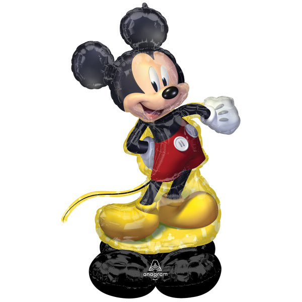 Folie Ballon Mickey Mouse Standaard Leeg 1,32m