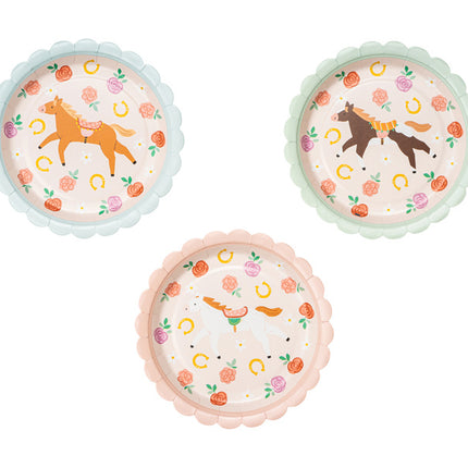 Paard Borden 18cm 6st