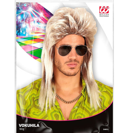 Jaren 80 Pruik Aso Lang Blond