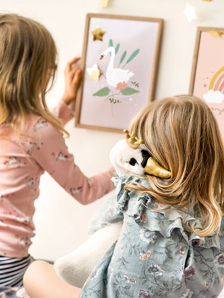 Zwaan Tekenboek met Poster Roze 21 x 30cm