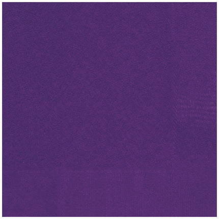 Paarse Servetten 33cm 50st
