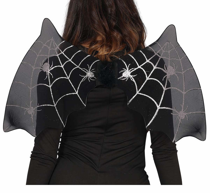 Zwarte Halloween Vleugels Vleermuis 60cm