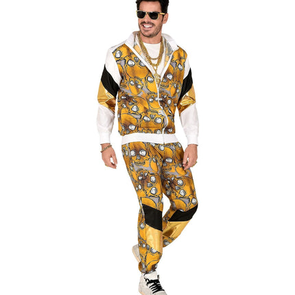 Gouden Trainingspak Fout Doodshoofd