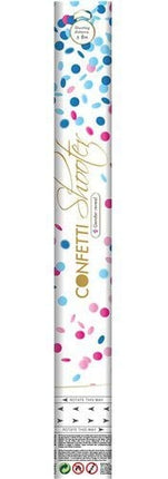 Confetti Kanon Gender Reveal Blauw 40cm