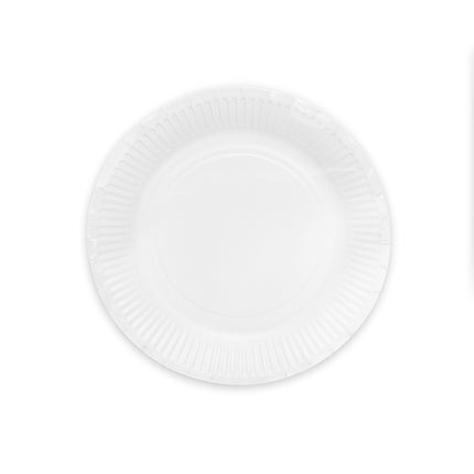 Witte Borden Papier 23cm 16st