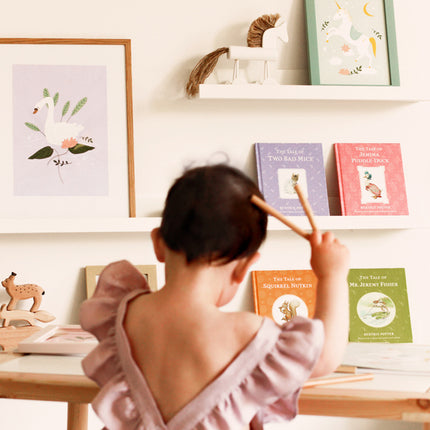 Zwaan Tekenboek met Poster Roze 21 x 30cm