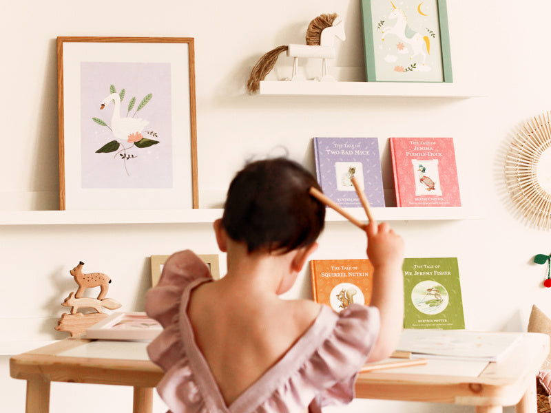 Zwaan Tekenboek met Poster Roze 21 x 30cm