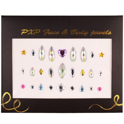 PXP Gezicht Sticker Face Jewels Model M