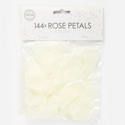 Creme Rozenblaadjes 144st