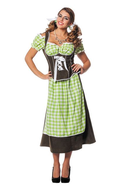 Groene Dirndl Jurk Oktoberfest Dames