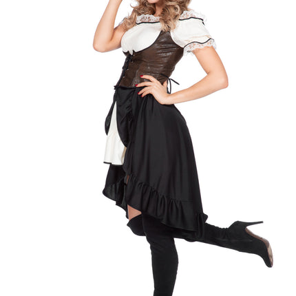 Cowgirl Jurk Dames Met Corset