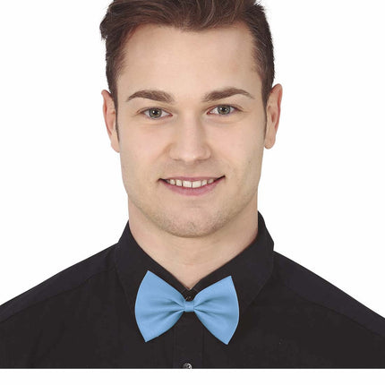 Lichtblauwe Strik 11cm